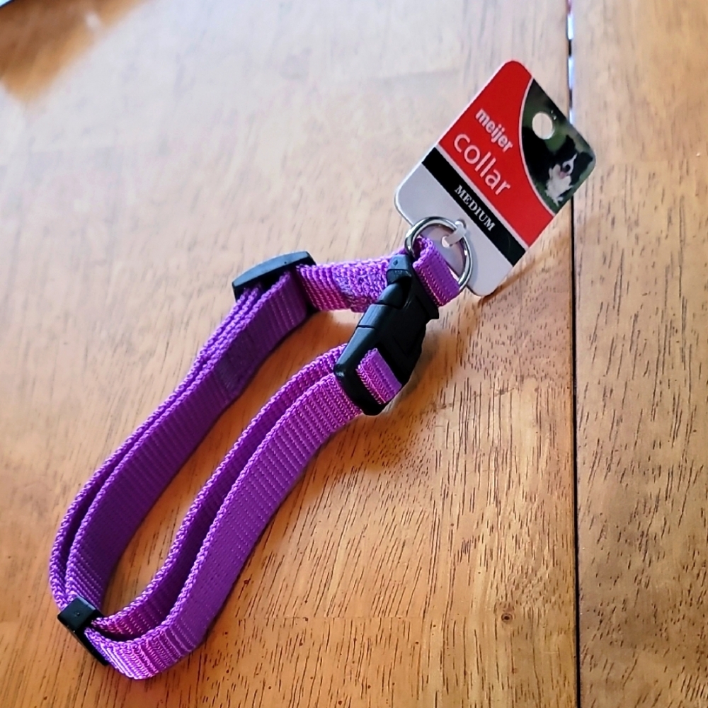 Meijer Purple Dog Collar